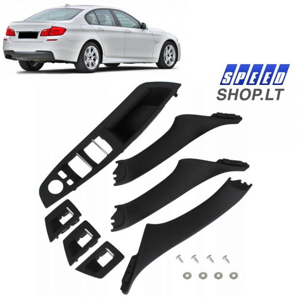 BMW 5 (F10-F11) vidinių durų rankenų komplektas